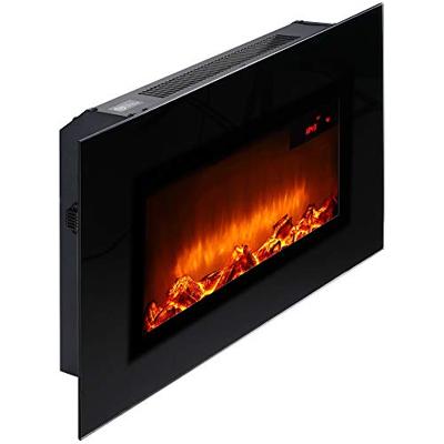 Elektrische haard met open haard vlameffect 1800W met afstandsbediening