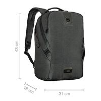 Wenger MX ECO Light Laptoprugzak Geschikt voor max. (laptop): 40,6 cm (16) Grijs - thumbnail