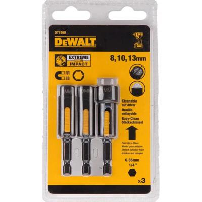 DeWalt Accessoires IMPACT magnetisch zeskantdop (reinigbaar) 8, 10, 13mm - DT7460-QZ DeWalt Accessoires IMPACT magnetisch zeskantdop (reinigbaar) 8, 10, 13mm - DT7460-QZ