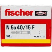 Fischer 513737 Spijkerplug 40 mm 5 mm 100 stuk(s) - thumbnail