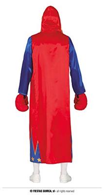 Heren Bokser Kostuum Rood/Blauw