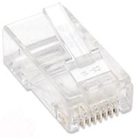 Intellinet Kabel Intellinet verpakking van 100 stuks Cat5e modulaire RJ45-stekkers UTP 3-voudige klem voor massieve draad 100 stekkers per pot 502399 - thumbnail
