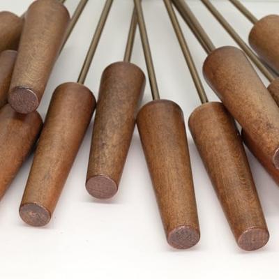 NeXtime NE-2610BR Grote Wandklok - 58cm - Stille Klok -Walnoot Hout - "Plug-Inn"