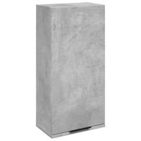 Badkamerkast wandgemonteerd 32x20x67 cm betongrijs - thumbnail