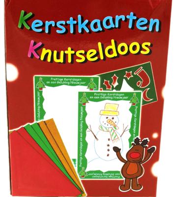 Van Der Doelen Kerstkaarten knutseldoos - creëer je eigen kerstkaart