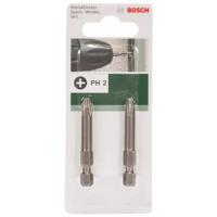 Bosch Accessoires Schroefbit voor Phillips-kruiskopschroeven | PH2 | 49mm | 1/4" | Zeskant - 2609255920 - thumbnail
