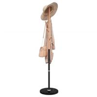 VidaXL Kapstok 172 cm gepoedercoat ijzer zwart - thumbnail