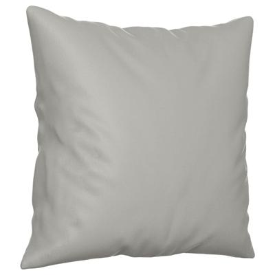 2-delige Loungeset met kussens microvezelstof lichtgrijs