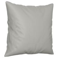 2-delige Loungeset met kussens microvezelstof lichtgrijs - thumbnail