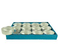 Aluminium Vensterdoosjes met Glas (Set van 12) - thumbnail