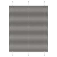 VidaXL Plissé rolgordijn 110x100 cm stofbreedte 109,4 cm antraciet - thumbnail
