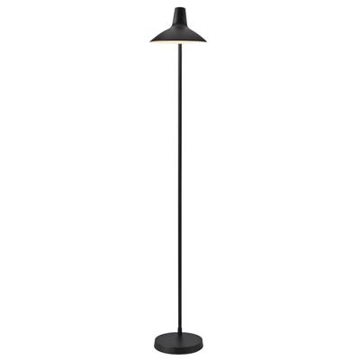 Staande lamp zwart E14 fitting schakelaar DFTP Darci 143 cm Staande lamp zwart E14 fitting schakelaar DFTP Darci 143 cm