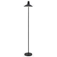 Staande lamp zwart E14 fitting schakelaar DFTP Darci 143 cm - thumbnail