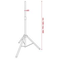 Showgear Showgear Air Pressure Speaker Stand 35mm - thumbnail