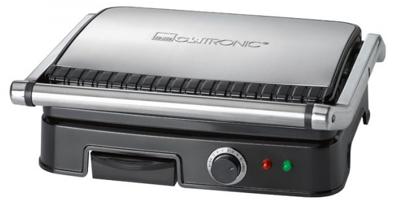 Clatronic KG 3487 Contactgrill Elektrisch Zwart, RVS Clatronic KG 3487 Contactgrill Elektrisch Zwart, RVS