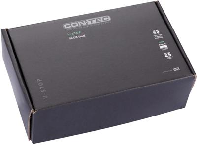 CONTEC remschoen "v-stop" ct brake shoe v-stop medium comp stick box25pa