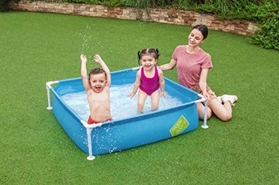 Bestway Kinderzwembad Stevig 122x122x30,5 cm +2 Jaar Tuin 56217 - thumbnail