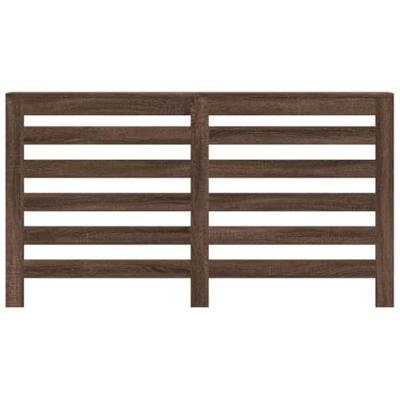 Radiatorombouw 149x20x82 cm bewerkt hout bruin eikenkleurig