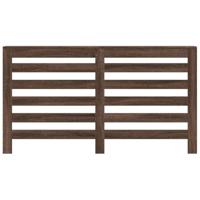 Radiatorombouw 149x20x82 cm bewerkt hout bruin eikenkleurig - thumbnail