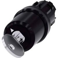 Siemens 3SU1000-5BF01-0AA0 - Sleutelschakelaar CES, 22 mm, rond, kunststof, zwart - thumbnail