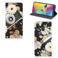 Samsung Galaxy M20 Stand Case Vintage Camera - thumbnail