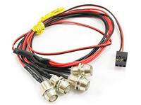 Fastrax Verlichting set met aluminium houders & 4 LEDs - Wit - thumbnail