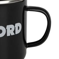 OXFORD tafelgerei camping mug black logo - thumbnail