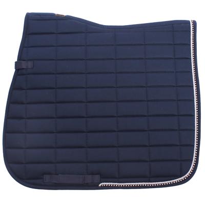 BR Glamour Chic zadeldek donkerblauw maat:dr full