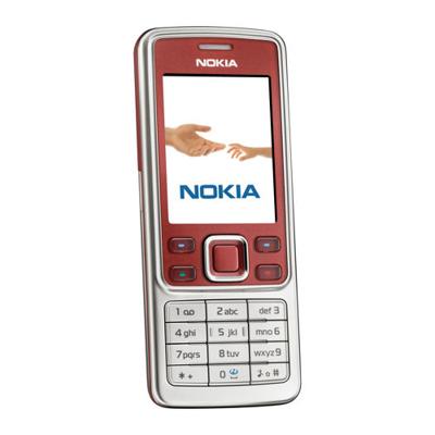 Nokia 6300 Red (Edge, Bluetooth, camera met 2 MP, muziekspeler, stereo FM-radio, organizer) mobiele telefoon