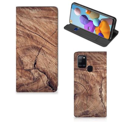 Samsung Galaxy A21s Book Wallet Case Tree Trunk Samsung Galaxy A21s Book Wallet Case Tree Trunk