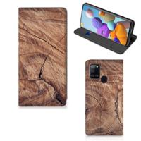 Samsung Galaxy A21s Book Wallet Case Tree Trunk - thumbnail