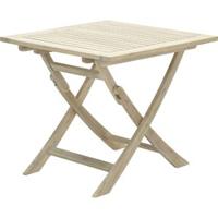 Kent vouwtafel 90x90xH72 acacia white wash Garden Impressions - Garden impressions - thumbnail