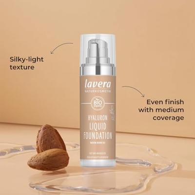 Lavera Hyaluron liquid foundation warm nude 03 bio 30 Milliliter Lavera Hyaluron liquid foundation warm nude 03 bio 30 Milliliter