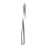 Bolsius gotische kaars 245/24 doos 4 Metallic Zilver - thumbnail