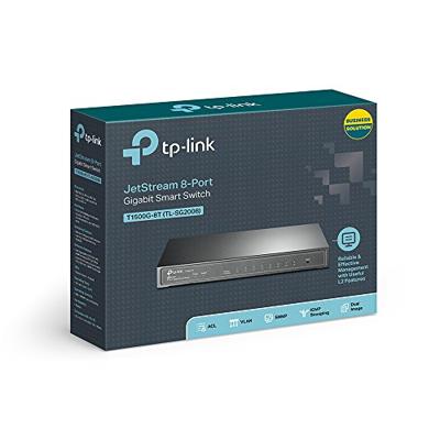 TP-Link T1500G-8T(TL-SG2008) Jetstream 8-poorts Gigabit Smart Switch