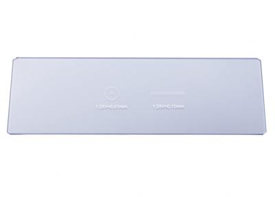 Bresser Optik Mikrometerskala 1/10 & 1/100 mm 5916720 Microscoop objectdrager Microscoop objectdrager