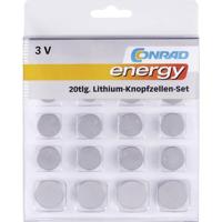 Conrad energy Knoopcelset 20 stuk(s) - thumbnail
