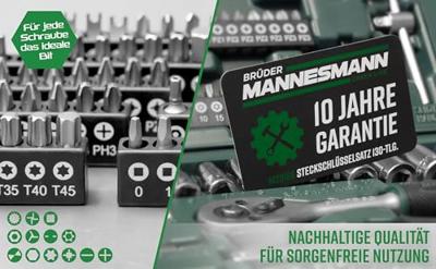 Brüder Mannesmann M29166 Dopsleutelset Metrisch 1/4 (6.3 mm) 130-delig