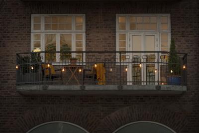 KonstSmide 14,5mPartylight lichtsnoer van 10xA60 lampen - 2391-800