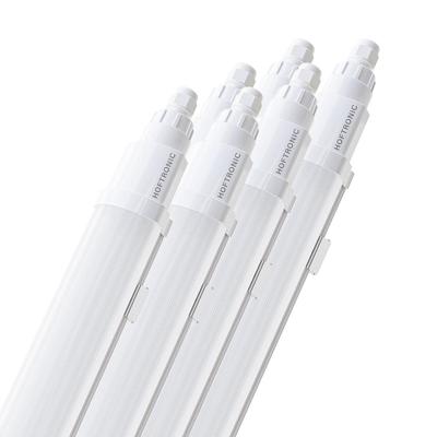 Set van 6 Q-Series LED TL Armaturen 150cm - 48 Watt 5760 Lumen vervangt 192 Watt - 120lm/W - 6500K daglicht wit licht - Gereedschapsloos Koppelbaar - IK08 - IP65 Waterdicht - Tri-proof plafondverlichting Set van 6 Q-Series LED TL Armaturen 150cm - 48 Watt 5760 Lumen vervangt 192 Watt - 120lm/W - 6500K daglicht wit licht - Gereedschapsloos Koppelbaar - IK08 - IP65 Waterdicht - Tri-proof plafondverlichting