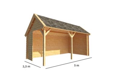 Overkapping Michelle-Catharina 500 cm bij 250 cm diep kapschuurdak Warentuin Collection - Warentuin collection Overkapping Michelle-Catharina 500 cm bij 250 cm diep kapschuurdak Warentuin Collection - Warentuin collection