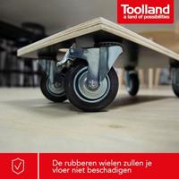 Velleman QT111 QT111 Transportroller Laadvermogen (max.): 400 kg 575 mm x 300 mm Aantal rollers 4 - thumbnail