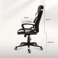 GAMING STOEL HUZARO FORCE 2.5 WHITE MESH - thumbnail