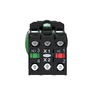 Schneider Electric XB5FW36B5 Verlichte druktoets Terugstelbaar 600 V 3 A 1x NO, 1x NC IP66, IP67, IP69, IP69K 1 stuk(s)
