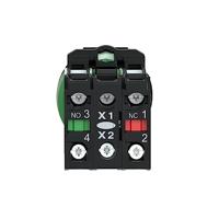 Schneider Electric XB5FW36B5 Verlichte druktoets Terugstelbaar 600 V 3 A 1x NO, 1x NC IP66, IP67, IP69, IP69K 1 stuk(s) - thumbnail