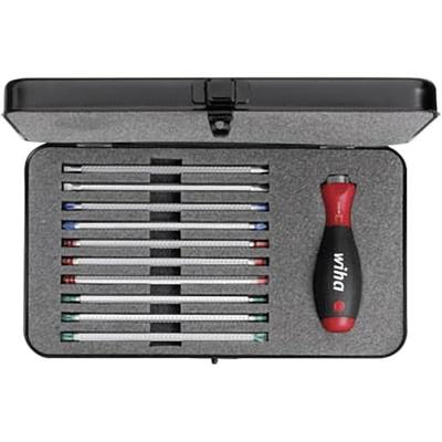 Wiha 281B11 Schroevendraaier met wisselschachtenset SYSTEM 6 assorti 12-delig incl. box - 00623 Wiha 281B11 Schroevendraaier met wisselschachtenset SYSTEM 6 assorti 12-delig incl. box - 00623