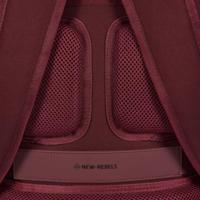 New Rebels Bruce Milwaukee Burgundy 18L Rugzak Waterafstotend Laptop 15.6" - thumbnail