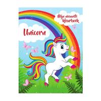 Mijn nieuwste kleurboek unicorn A4 - thumbnail