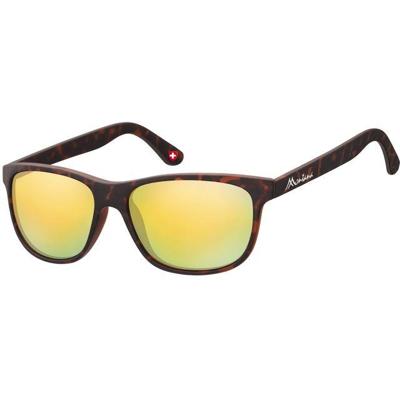 Zonnebril montana met geel glas mat turtle