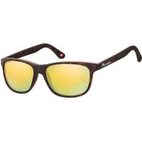 Zonnebril montana met geel glas mat turtle - thumbnail